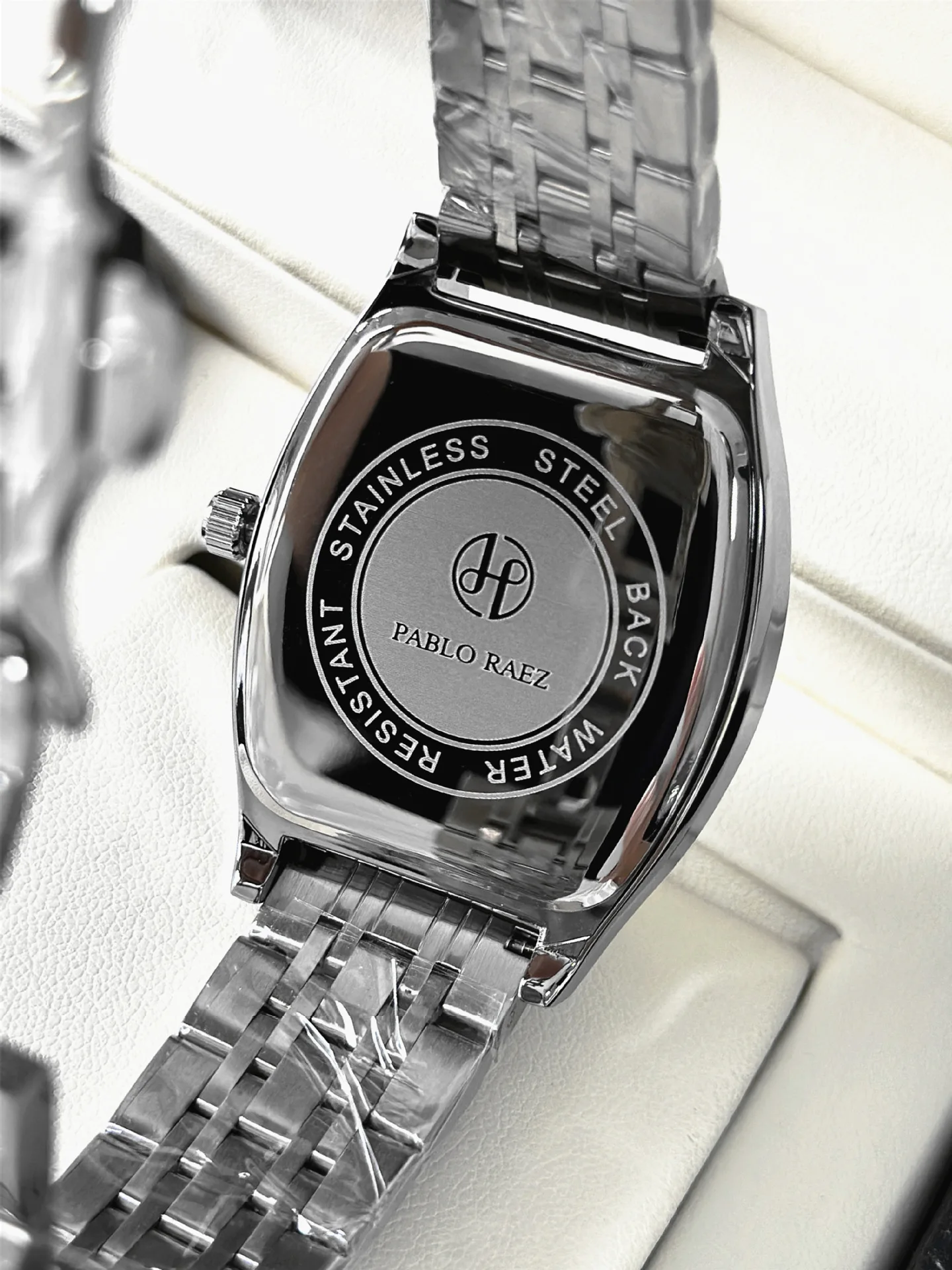 Męski zegarek ze stalowym paskiem Biznesowa lekka marka Spersonalizowana beczka na wino Wodoodporny kalendarz Proste męskie modne zegarki kwarcowe na rękę