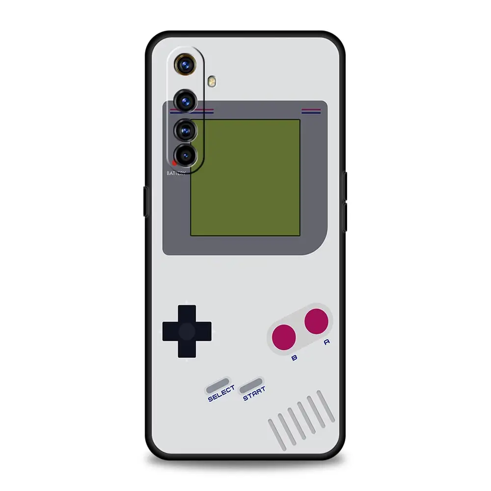 Vintage Tape Camera Gameboy Case For OPPO Realme 9 8 7 6 GT2 Pro Plus 5G Phone Cover Realme 8i 9i C25 C21 C11 C3 Coque Funda