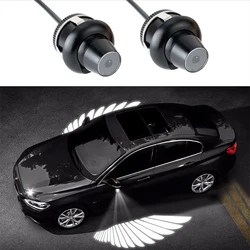 2x Car Rearview Mirror Welcome Lights Angel Wing Universal Projector Laser Light Ambient Lighting Auto Accessories for All Bran
