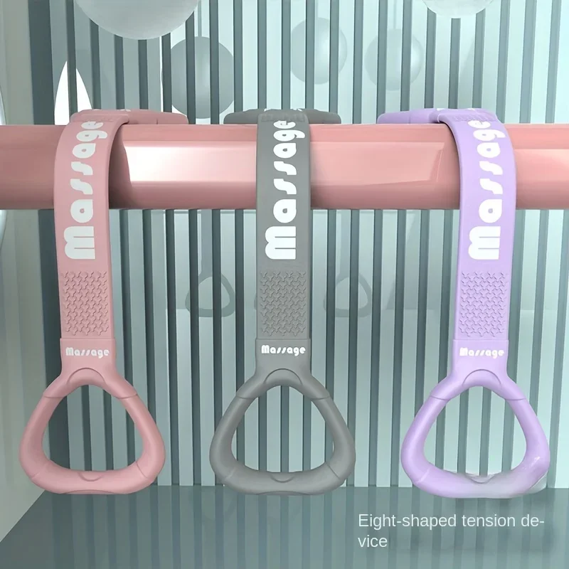 حزام مقاومة متعدد الوظائف 8 لتمرين الجسم بالكامل - حزام اللياقة البدنية المرن TPE لتدريب القوة واليوجا والبيلاتس #2