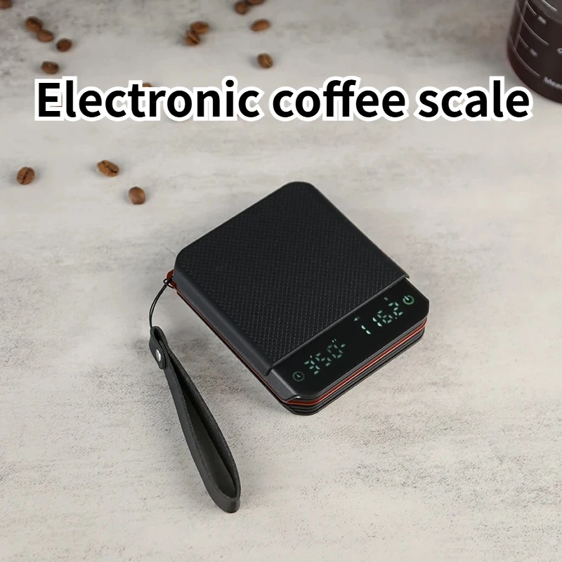 Coffee Scale with Timer Espresso Scale Rechargeable Travel Coffee Pocket Scale for Espresso and Pour-Over Coffee