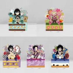 Anime Demon Slayer Tomioka Giyuu Iguro Obanai Kanroji Mitsuri Cosplay Stand Figure Halloween Xmas Acrylic Birthday Ornament Gift