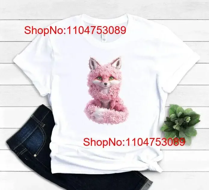 Cherry Blossom Fox T Shirt Sakura Spirit vintage Washed Slightly Stretched graphic streetwear designer clothes Casual Unisex