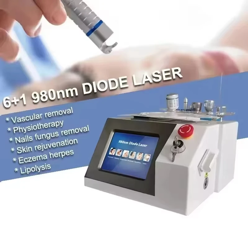 

2026 6-in-1 980nm Diode Laser Vascular Removal Machine