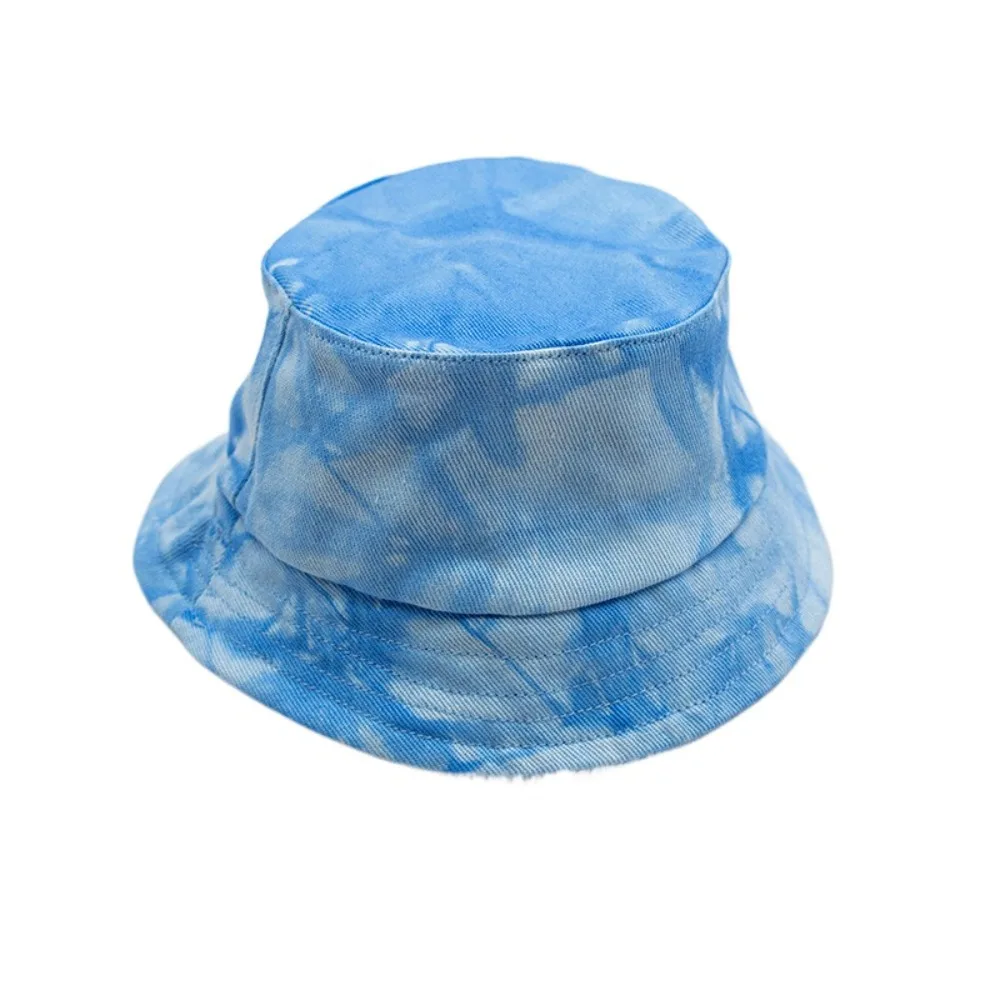 Tie Dyeing Cotton Dolls Color Fisherman Hat Gradient Same Style As Celebrities Mini Panama Hat Cute Mini Cotton Doll Hat