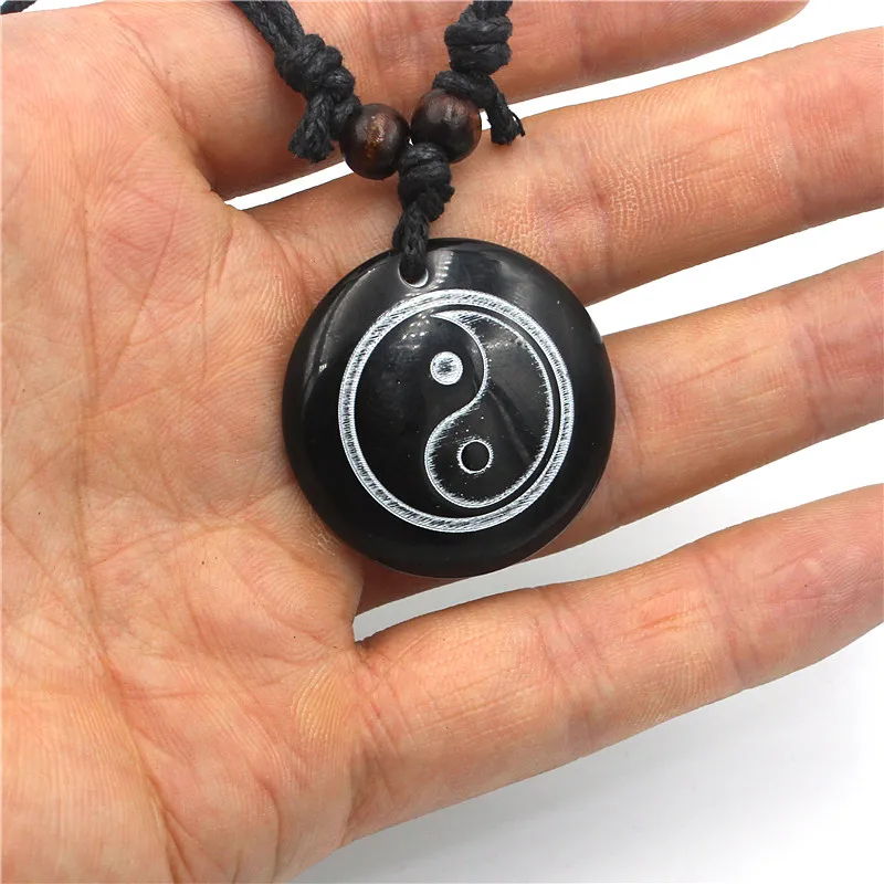 AUM OM Ohm Hindu Buddhist Hinduism Yoga India yak bone Carving Pendant Necklace Amulet Lucky Gift Tribal Fashion Jewelry MN578