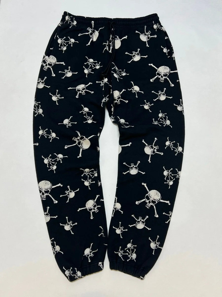 

Saint Mxxxxxx New ermer Collaborative Skull Print Waed Loose Cuffed Sweatpants Youthful Vitali All Seasons Fce Thi...