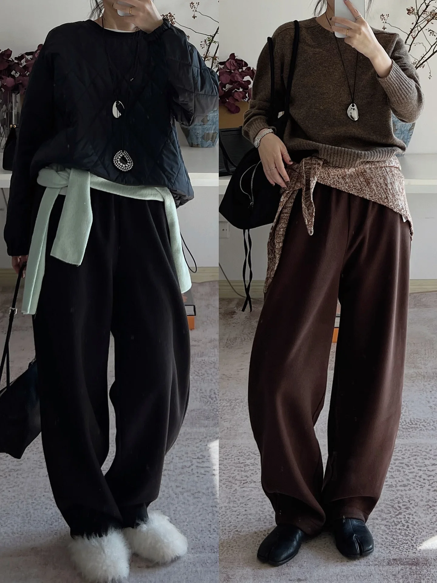 

Женские брюки-бананы 2023: эластичные, повседневные, комфортные, удлиненные, теплые, для работы и отдыха, простой стиль