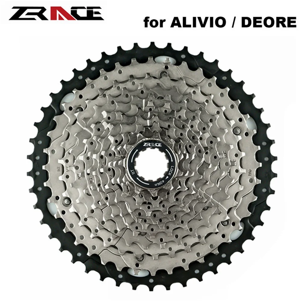 NEW ZRACE Bicycle Freewheel Kit+Chainring 9 Speed bike Cassette 11-40T/42T for ALIVIO/ DEORE / SLX / XT ZR-3kits-9S