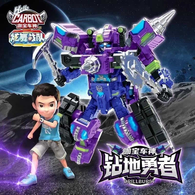 Neue Hallo Carbot Bohrer Burst Transformation Roboter Spielzeug Action-figuren Transforming Auto Storm Diver Spielzeug für Kinder Geschenk