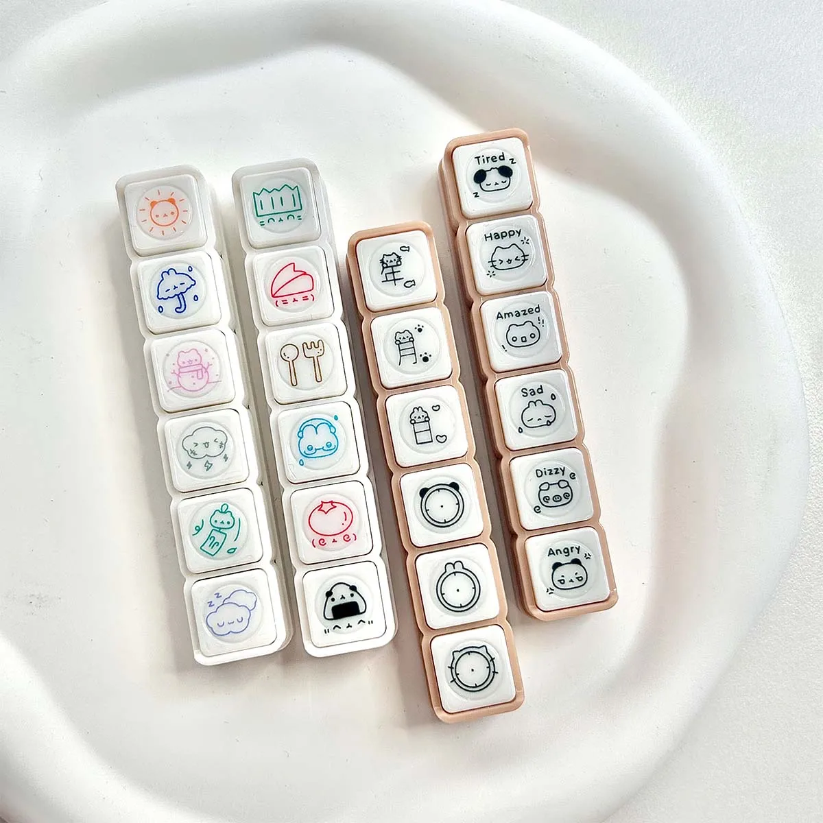 Kawaii ملصق مائي Stamps لسكرابوكينغ القرطاسية الزخرفية Stamps للفنون Diy بها بنفسك الحرف ألبوم مجلة مخطط #2