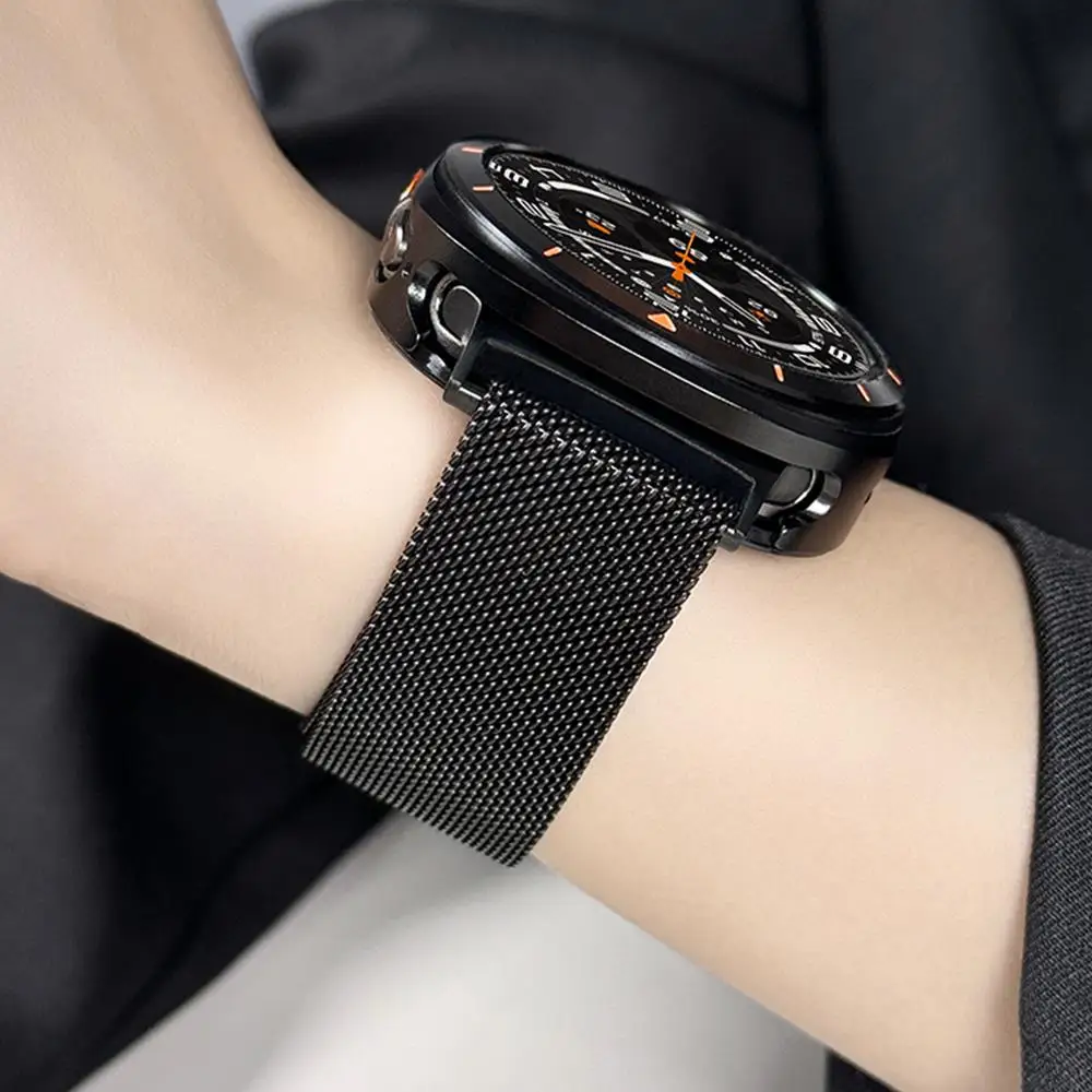 Миланские ремешки-петли для Samsung Galaxy Watch 8, 40 мм, 44 мм, металлический браслет из нержавеющей стали для Galaxy Watch 8, классический ремешок 46 мм