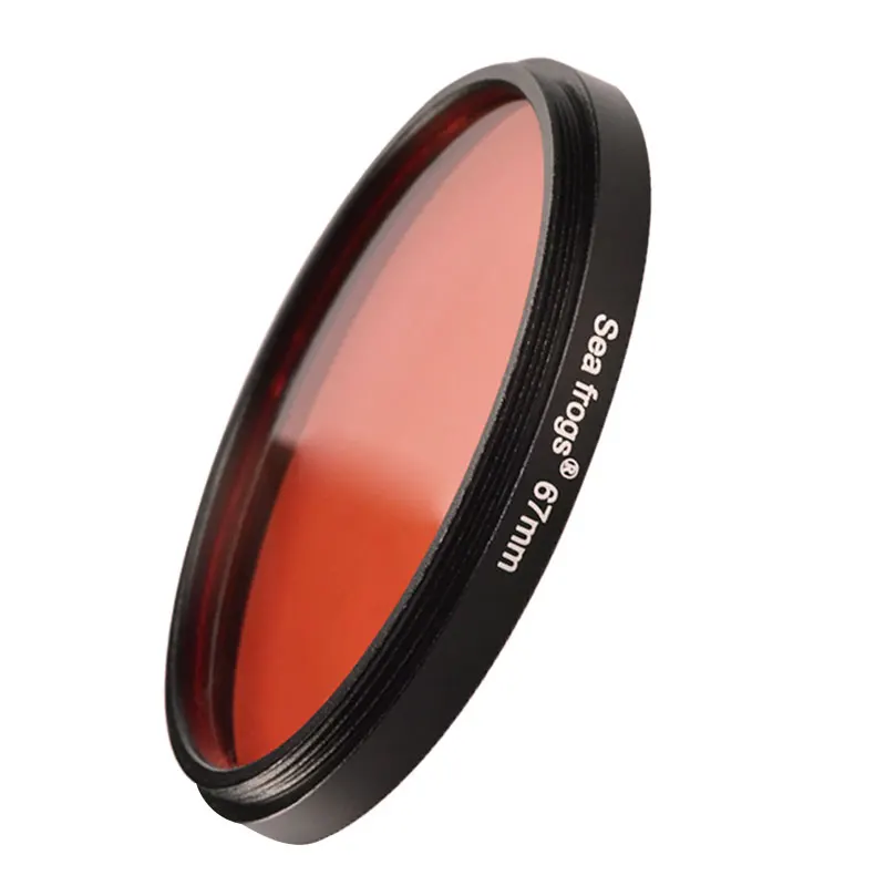 CANMEELUX Red Filter 67mm especialy for seafrogs Waterproof housing with 67mm Lens Thread Interface