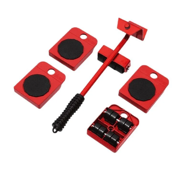 Furniture Mover Tool Heavy Stuff Moving Roller with Bar Furniture Lifter with Wheels Professional Moving Transport Tool