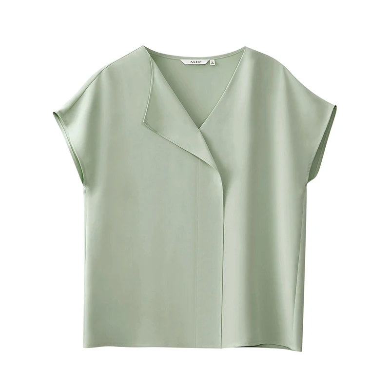 Women's Chiffon Blouse - Minimalist Loose Fit Casual Chic Top