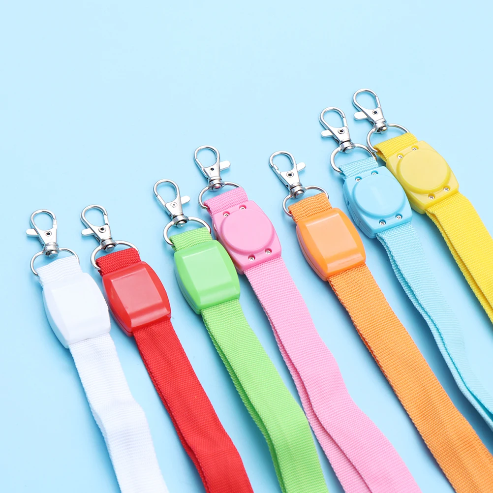 

3 Pcs Mobile Phone Lanyards Straps Key Chain DIY Accessories Work Permit Cell Charm Glow ID Card Necklace Cellphone Dust Plug