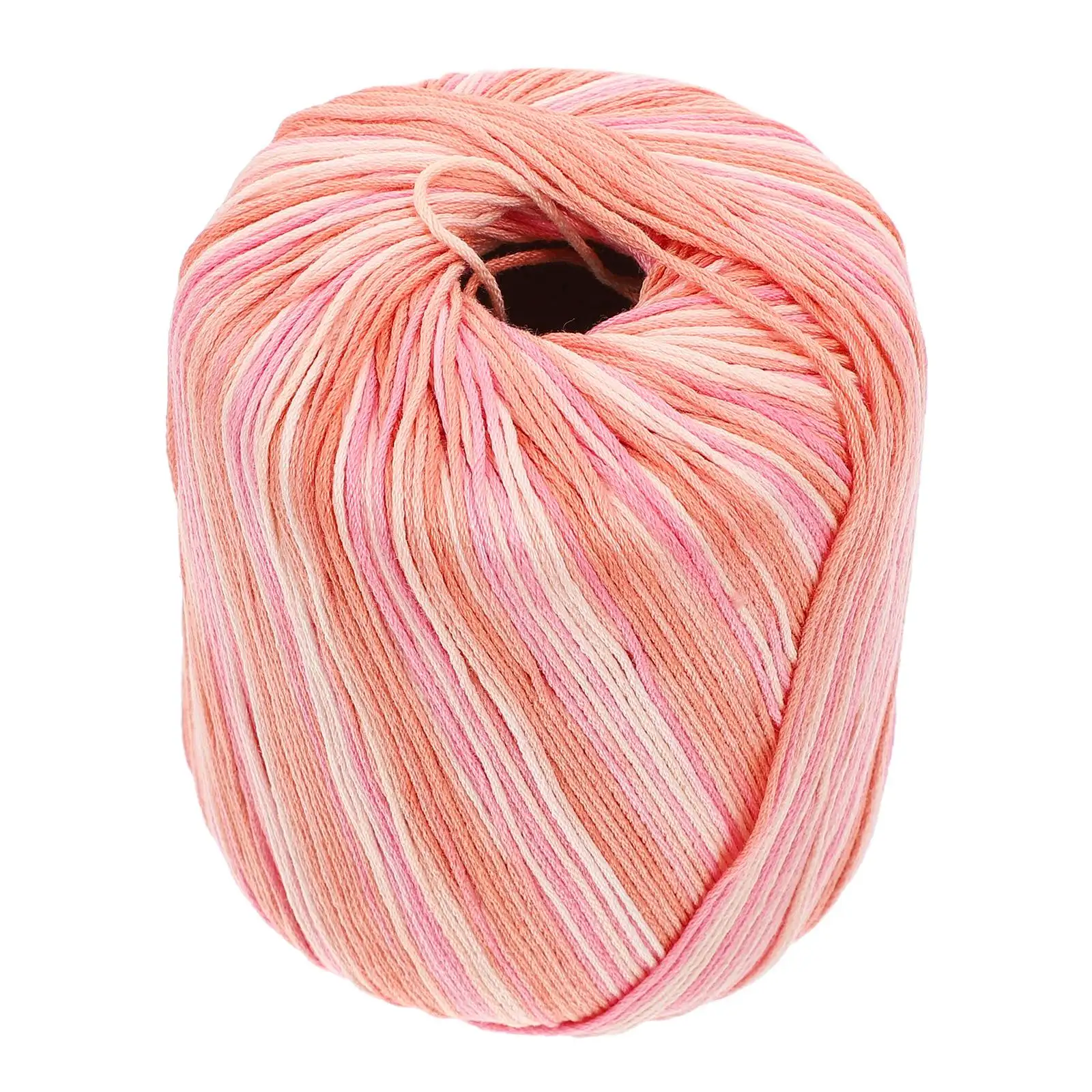 

Crochet Cotton Knitting Yarn Material Gradient Thread Craft Cord Rope Artificial Knitting Durable Warm Comfortable