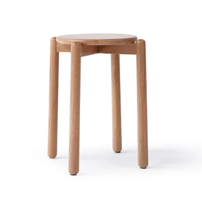 Living Room Ergonomic Wooden Stool Office Princess Pedicure Traffic Vintage Bar Stool Modern Designer Nordic Trendy Furniture