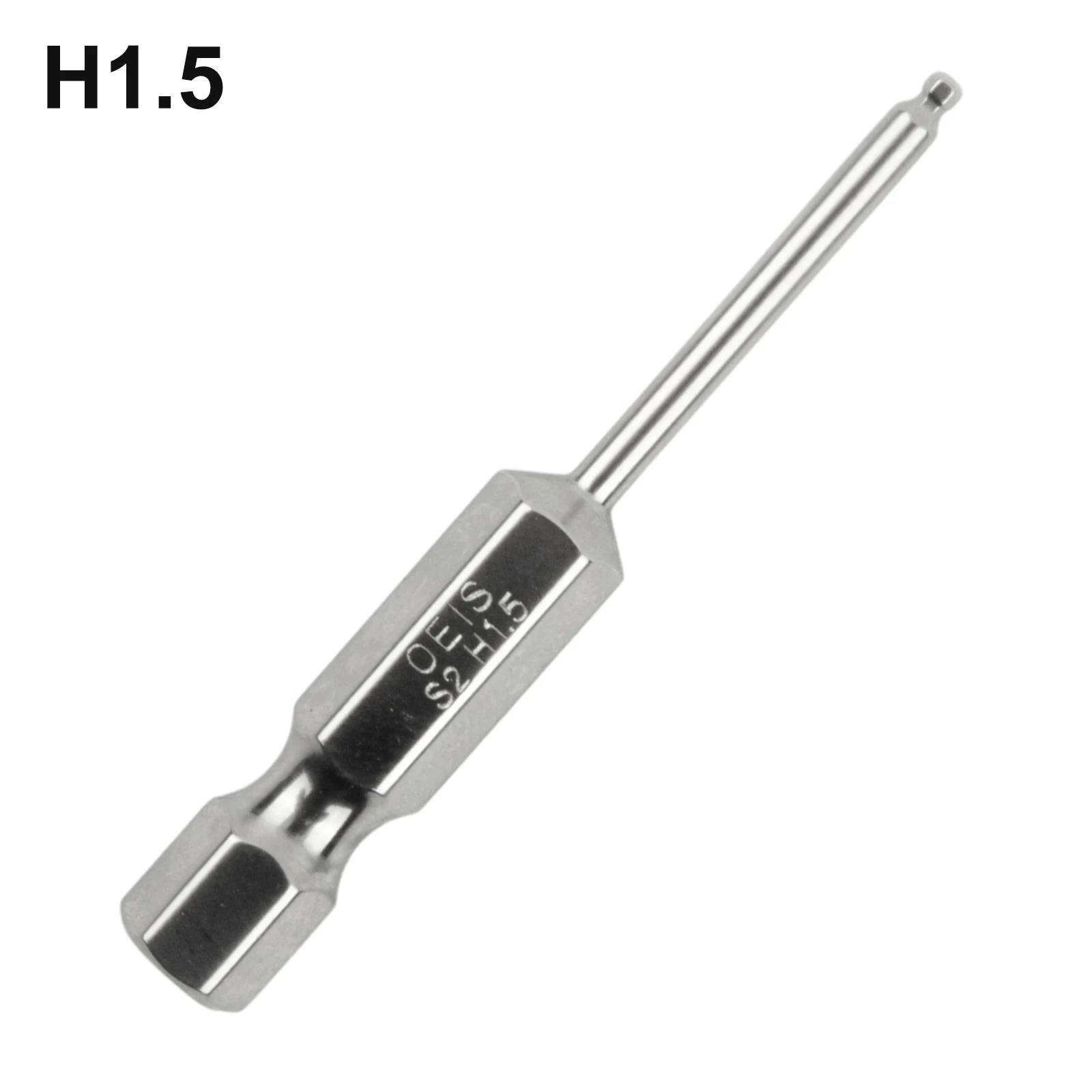 Ball End Hex Screwdriver Bit Hex Shank Screwdriver Bit Metric Hex Bit 50mm Long Magnetic Driver Bit Hand Tools