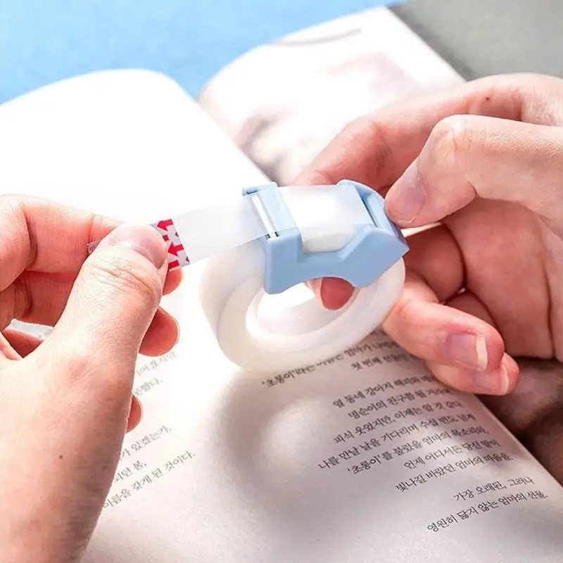 918C 2 Cái Bộ băng ghi vô hình với Bộ phân phối băng có thể nạp lại Đồ dùng học tập