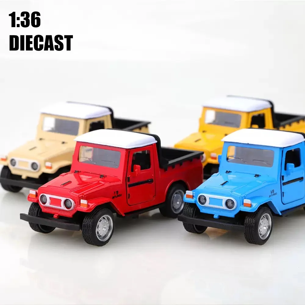 New product 1; 36 alloy pull-back off-road vehicle alloy model collection ornaments three-door scooter children's favorite gift