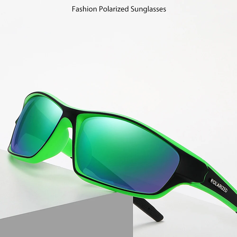 

Fashion Sports 6 Color Lenses Sun Glasses Polarized Mirror Sunglasses Custom Made Myopia Minus Prescription Lens -1 to -6