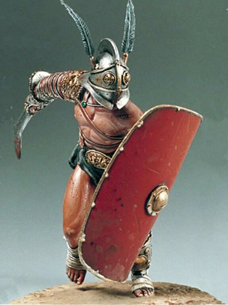 

1/32 54mm ancient officer Roman stand (WITH BASE ) Resin figure Model kits Miniature gk Unassembly Unpainted