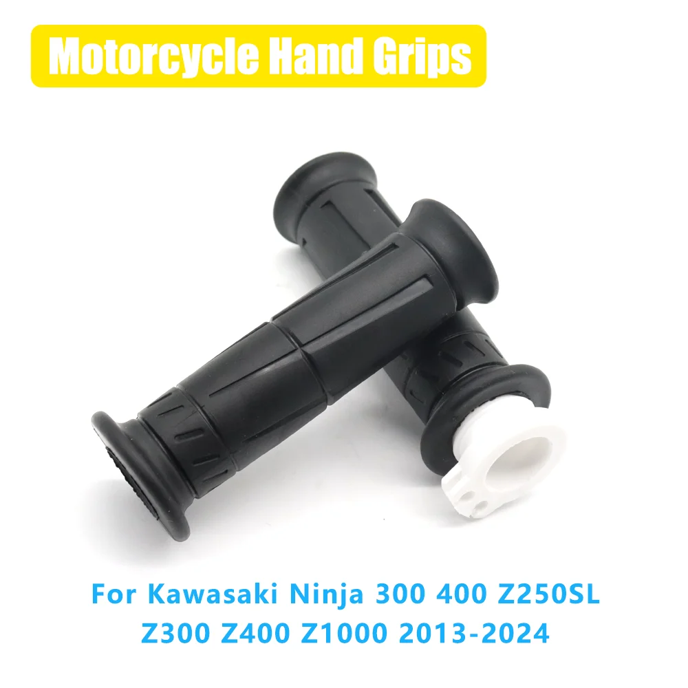 

For Kawasaki Ninja 300 400 Z250SL Z300 Z400 Z1000 2013-2024 Motorcycle Rubber Handle Grips Handle Glue Throttle Handlebar