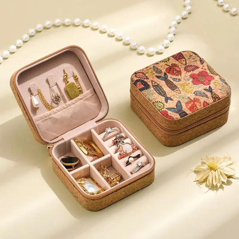 New Jewelry Box Women Ring Boxes Case Fashion Storage Box Simple Jewelry Organizer Gift Box