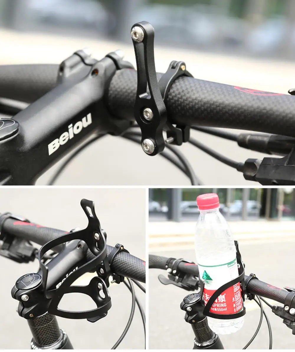 Fahrrad-Flaschenhalter-Adapter aus Aluminiumlegierung, Konvertierungs-Halterung für Fahrrad-Wasserflaschenhalter, Fahrrad-Zubehör – Detail 5