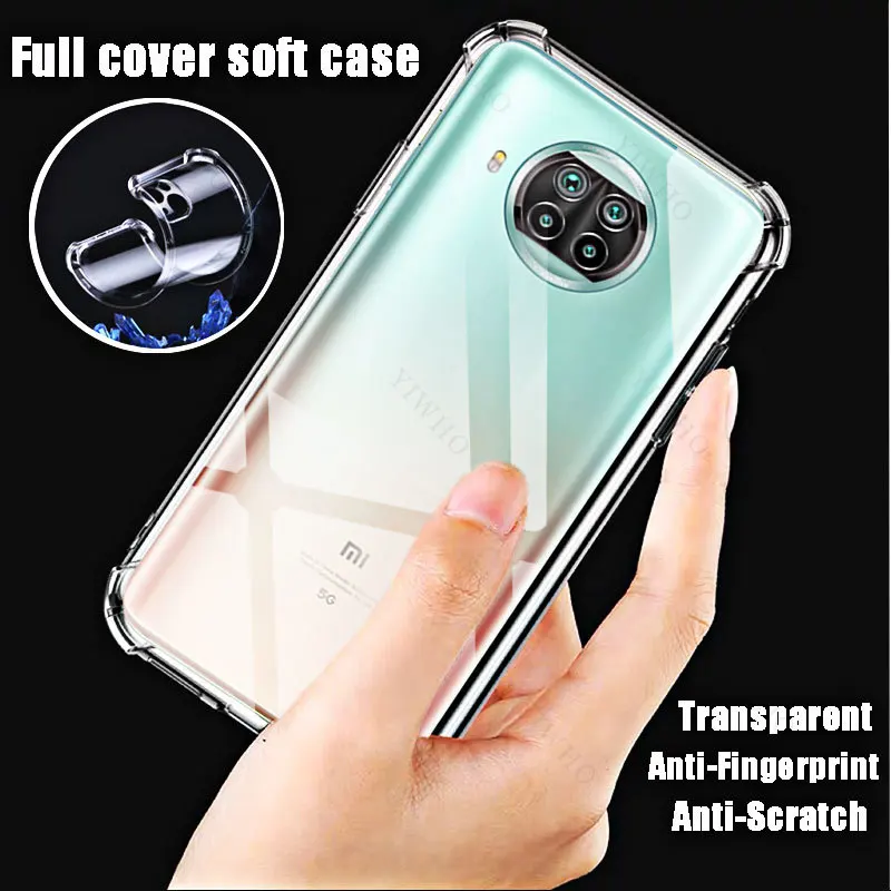 Clear Phone Soft Case for Xiaomi Mi 10T Lite 5G TPU Transparent Covers Shell for Xiaomi Mi 10TLite 5g 6.67\