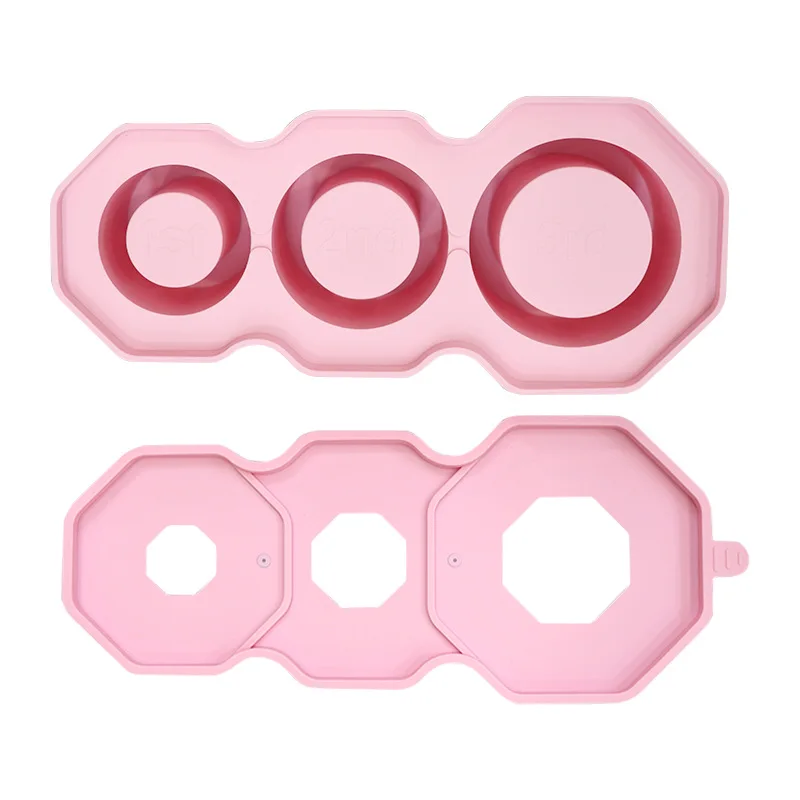 silicone food grade ice-tray with cap mold for 20/30/40oz stanley tumbler cup bottle ice cream tools kitchen bar dining gadget