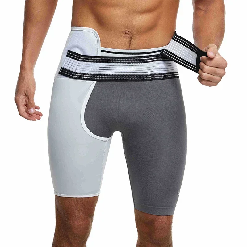 

Leg Guard Belt Anti-groin Strain Hip Protection Belt Elastic Thigh Restraint Band Support Wrap for Sciatica Pain Relief Thigh