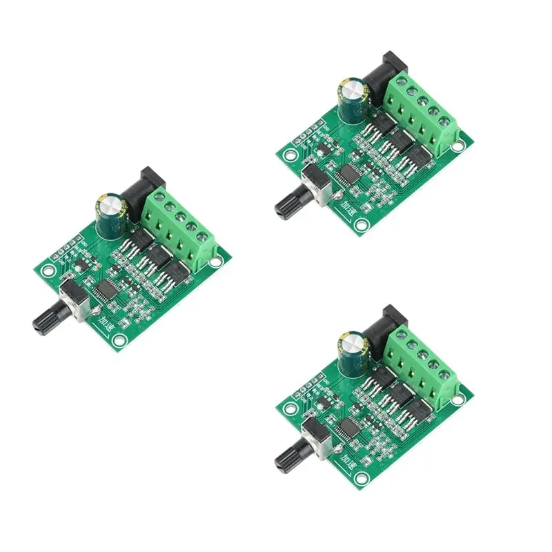 

Three-Phase Brushless DC Motor Driver Board ESC Speed Control Module 75W For HDD Fan 3-Pack