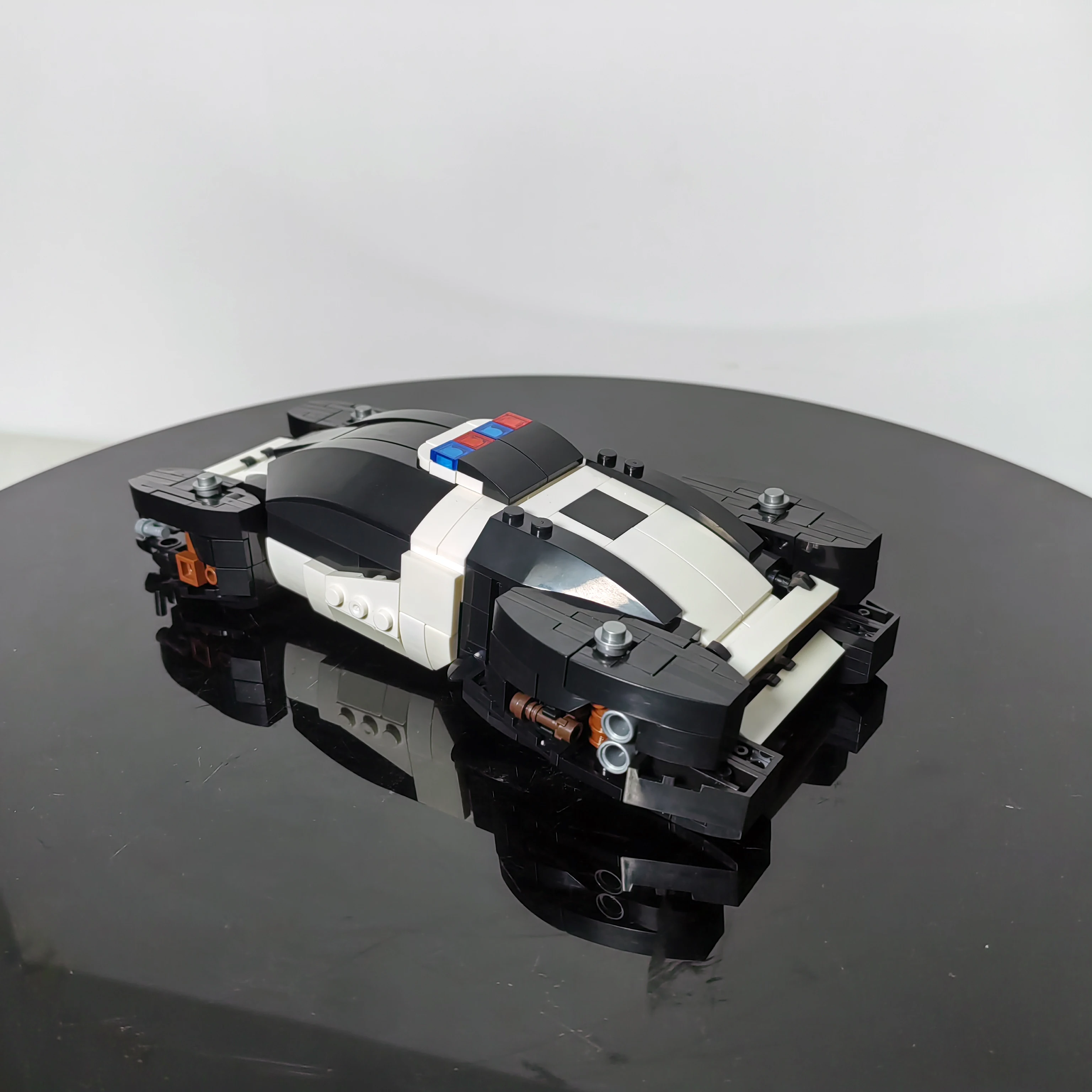 クリエイティブブロック映画トータルリコール DIY パトカーモデル構築セットおもちゃ Chidlren 誕生日プレゼント