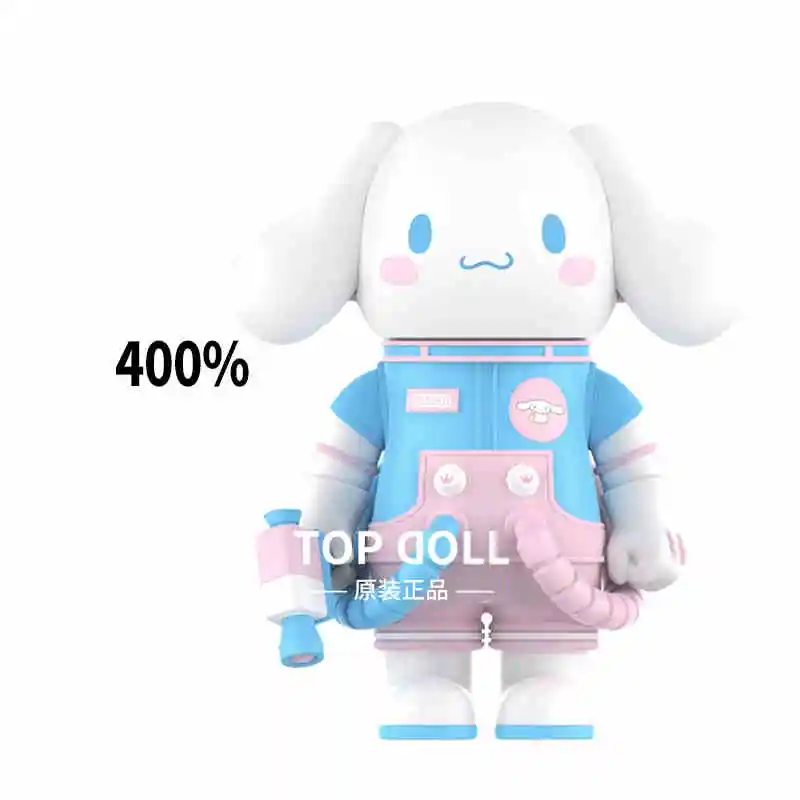 Caixa cega original espaço molly400% sanrio família na moda jogar grande bebê mega coleção estatueta modelo estátua boneca presente