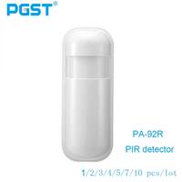 PGST PIR Motion Sensor Motion Detector 433MHz eV1527 for Home Alarm System Wireless Infrared Motion Detector smart home security