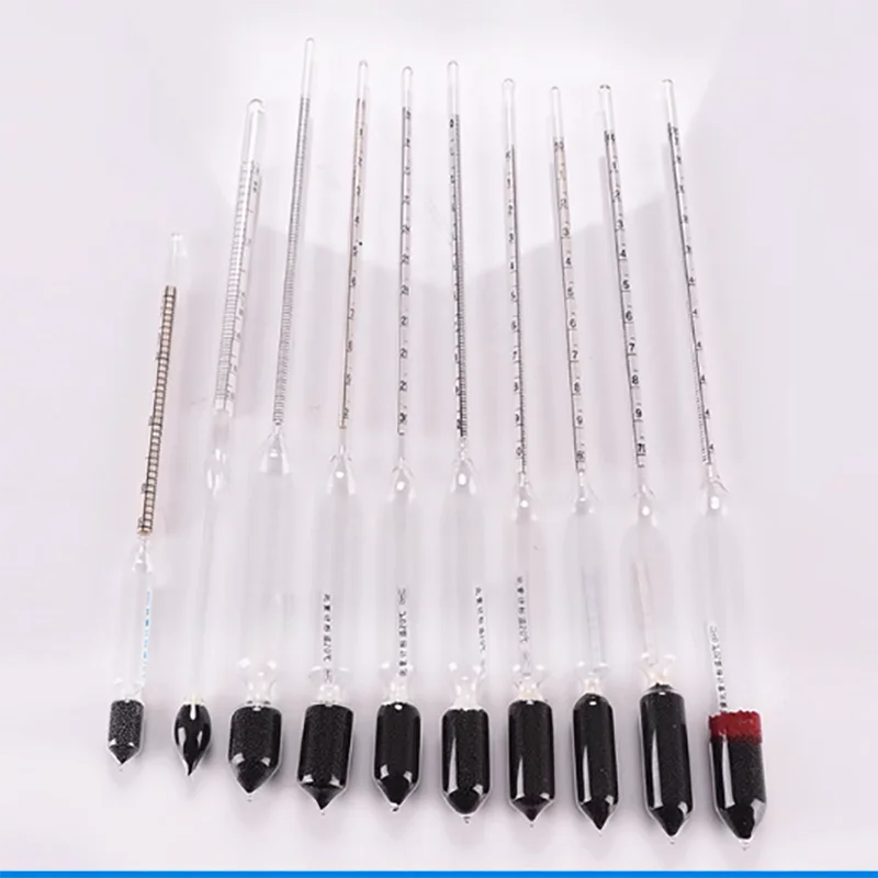 1PCS Liquid density meter high-precision hydrometer petroleum diesel gasoline bomedometer concentration meter