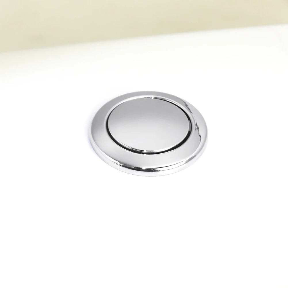

For Siamp For Storm 33A Toilet Push Button Flush ABS Chrome 34335077 Toilet Tank Round Toilet Button For Home Or Hotel Bathroom