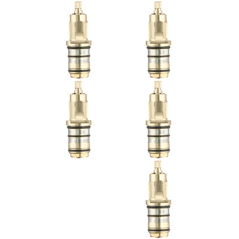 ABUH-5X Thermostatic Shower Valve,Thermostatic Spool,Brass Replacement Thermostatic Shower Mixer Valves Bar Repair Kits