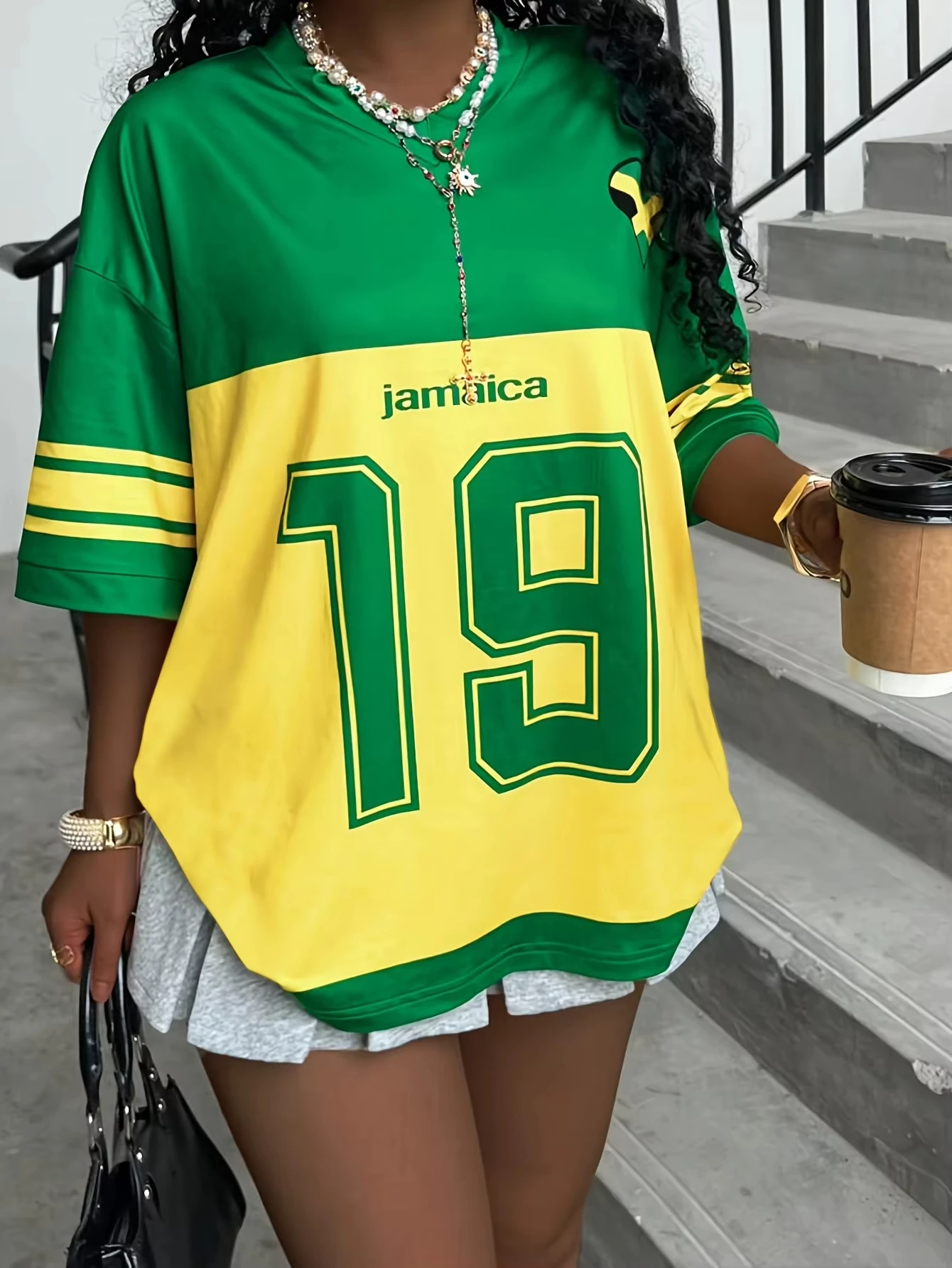 قميص نسائي رياضي على الطراز ال - مراجعة Yellow Summer Clothing وسعره