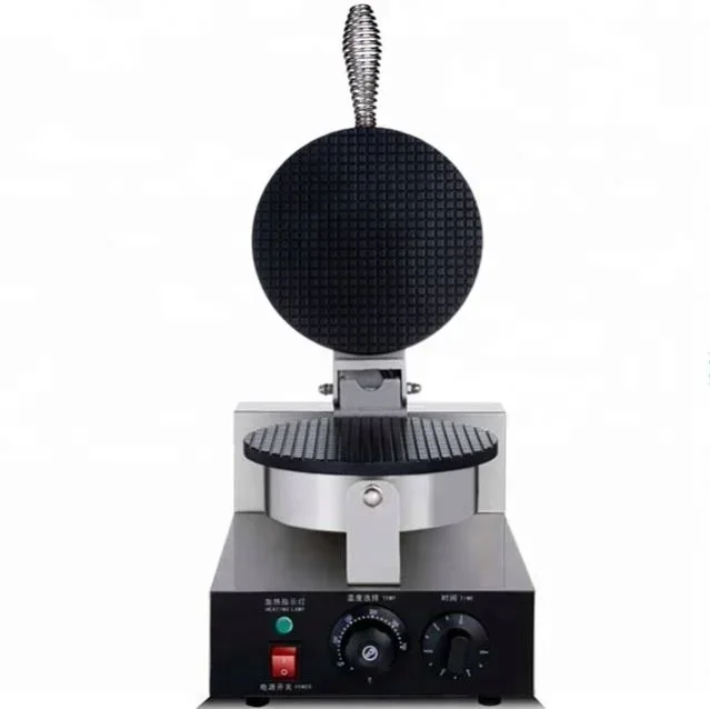 

Electric Ice Cream Cone Making Machine/Sugar Wafer Cones Baking Making Machine / Commercial Electric Egg Roll Waffle Maker