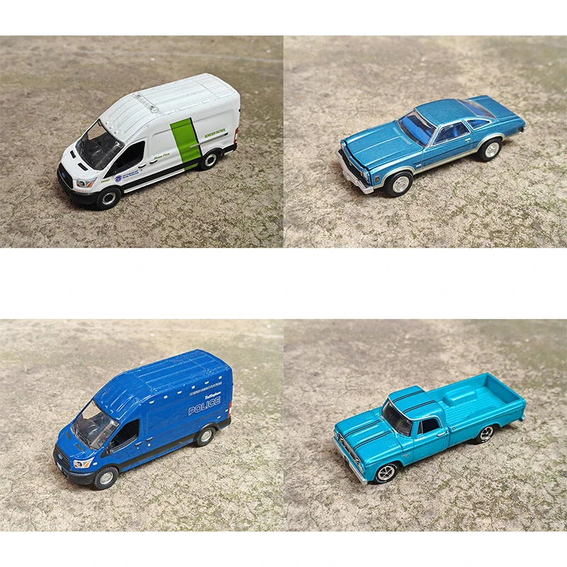 

Greenlight 1:64 Mustang Police Drive Dodge Challenger Pickup Alloy Car Model Collect Ornaments No Box