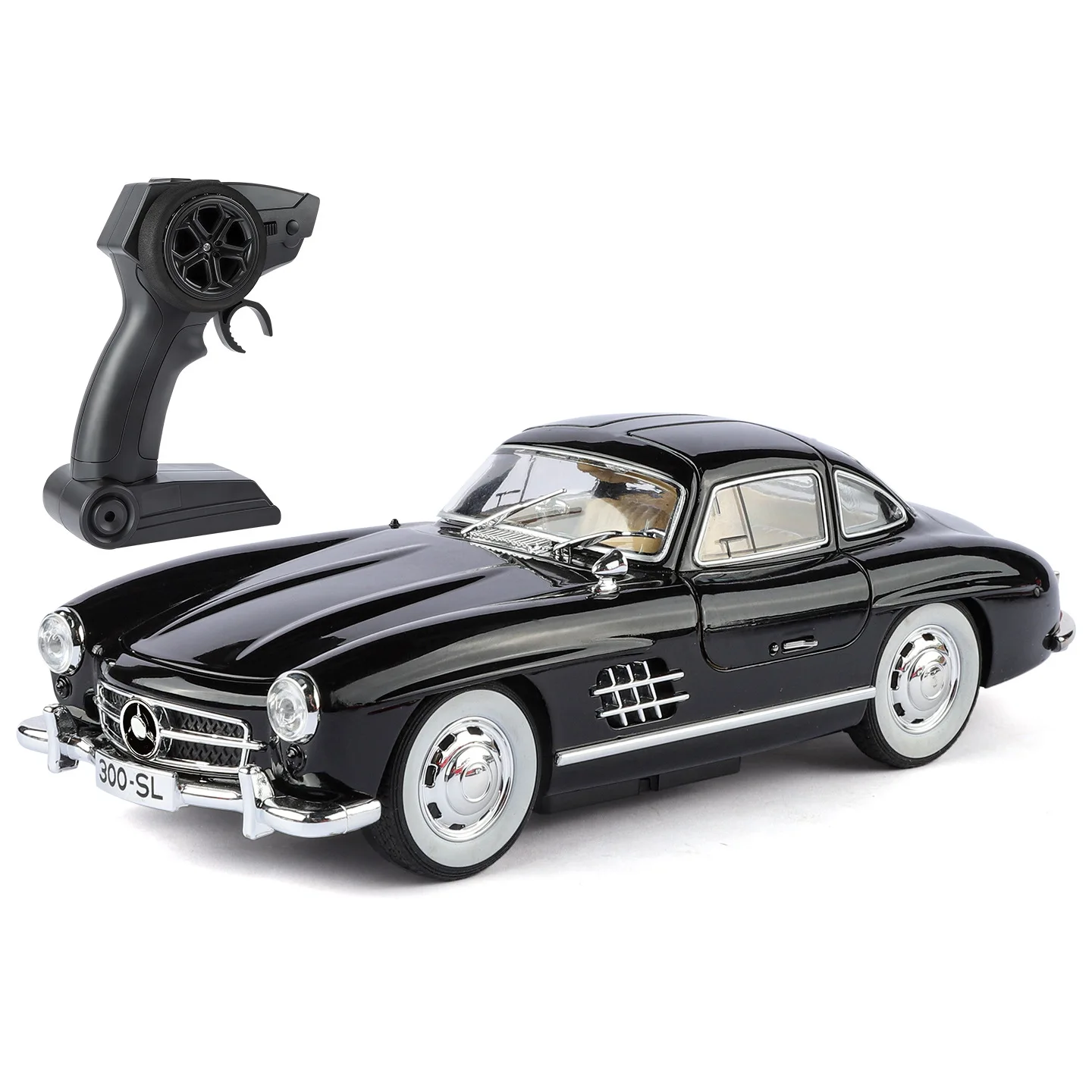 1:24 300SL Remote control version Alloy Car Model Spray Diecast Toy Vehicle R/C Miniature Voiture Children Boy Gift
