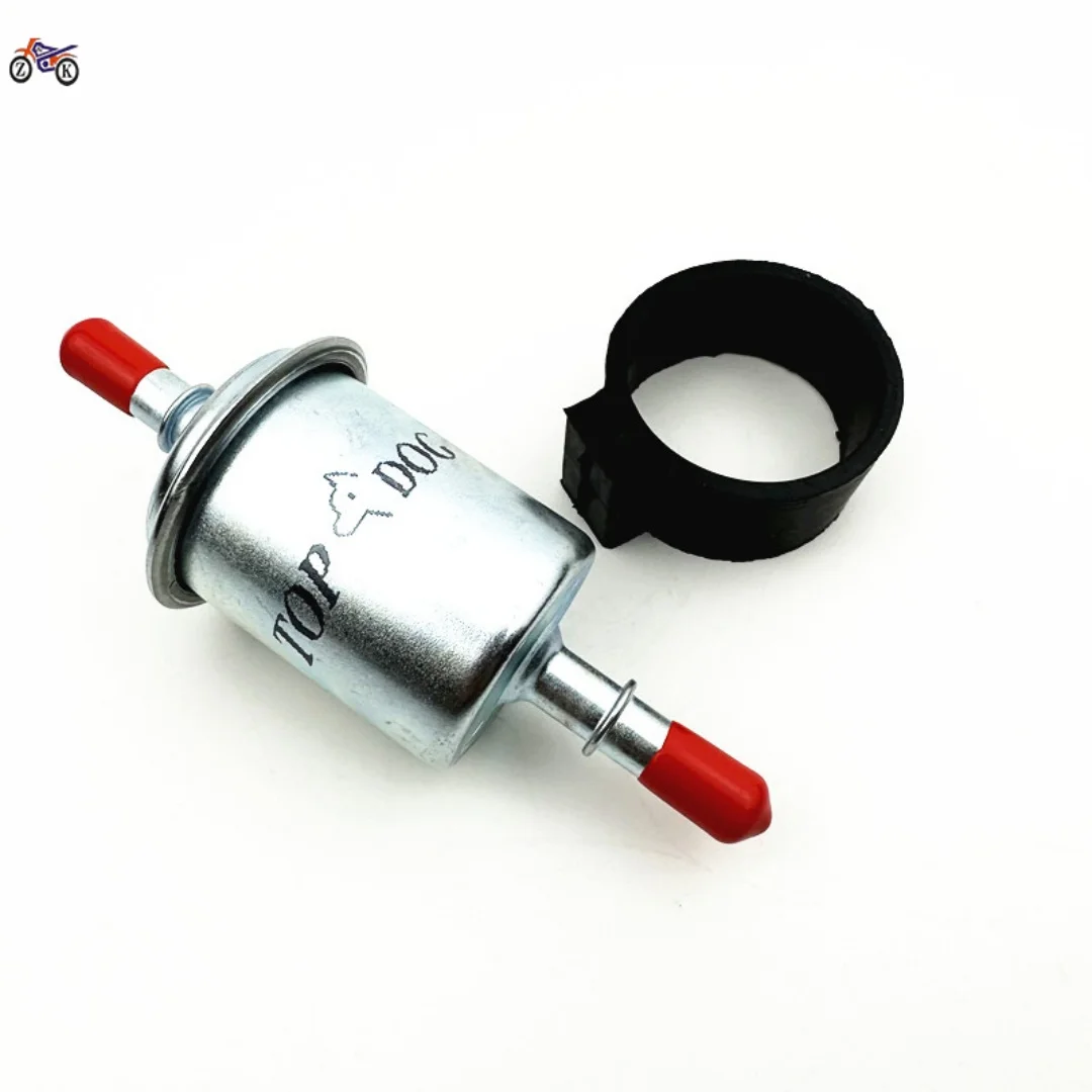 Image of 1 Stück 8mm Länge 89mm Motorrad EFI-Kraftstofffilter Kraftstoffdruckregler für ATV Offroad Benzin Gas Flüssigkeit Ölbehälter