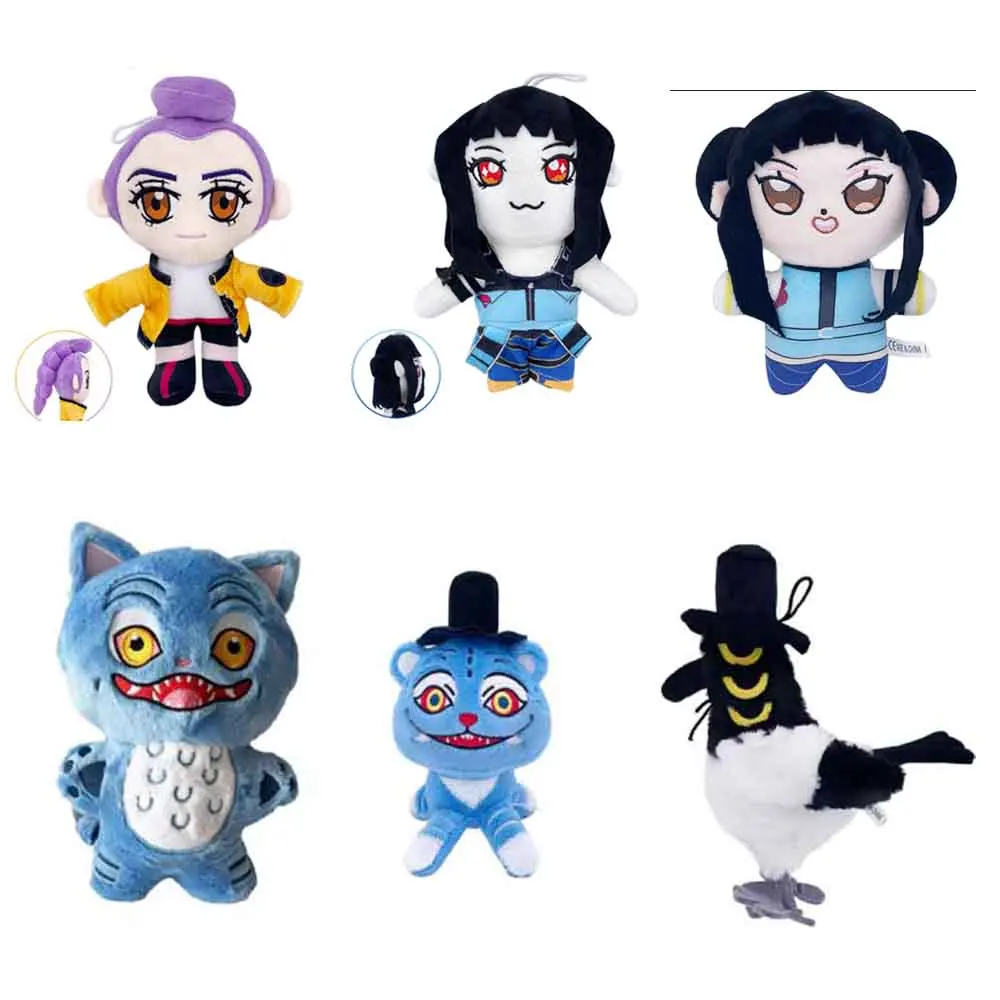 

12 шт. Kpop охотничий на демонов тигр плюшевая игрушка тигр мягкая игрушка, подарок на Хэллоуин, Рождество, день рождения для детей и взрослых