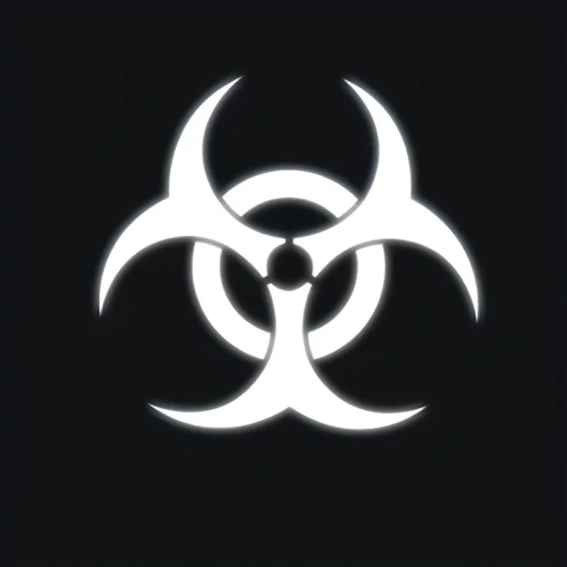 قطعة واحدة من ملصقات الفينيل Biohazard النووية - فيبي نهاية العالم لمعدات الألعاب/الخوذة/الثلاجة/جدران غرفة النوم