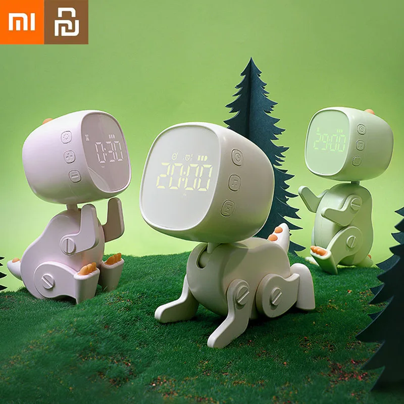 Xiaomi Youpin Bedside LED Clock Children's Sleep Trainier Cute Dinosaur Kids Alarm Clock Digital Timer Cute Kid Holiday Gift