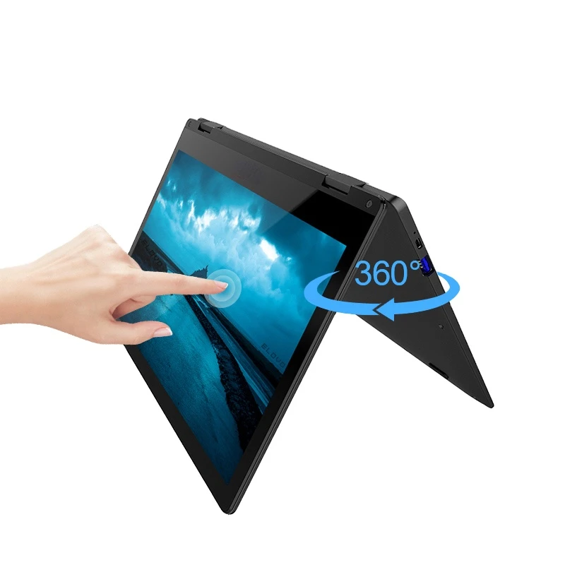 new 11.6 inch touch screen touchscreen laptop 360 degree rotating 2 in 1 8G 64G 1TB mini laptop