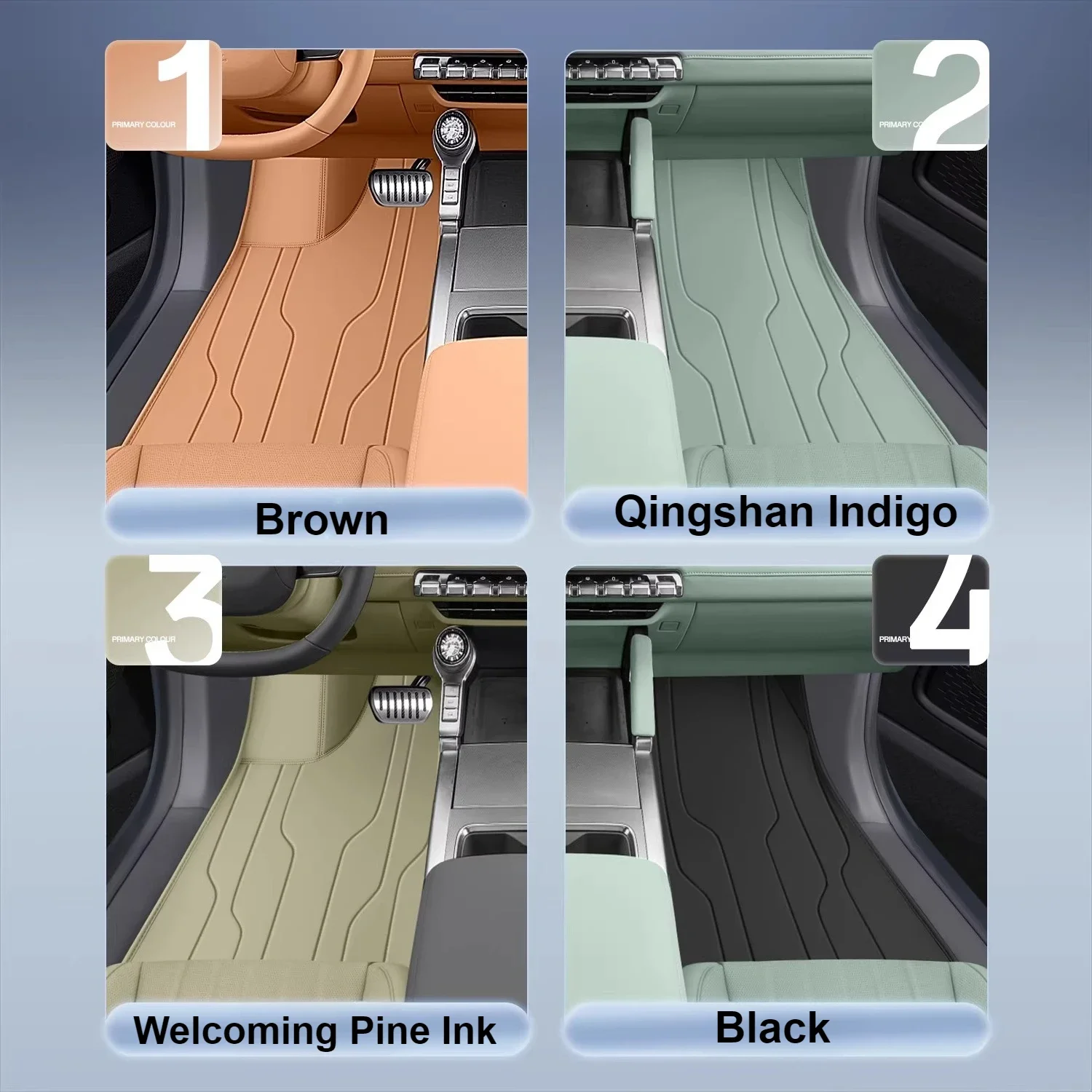 For Dongfeng MHERO II/M-Hero II Full-enclosure double/single-layer floor mat for anti-stain and anti-slip Interior accessories